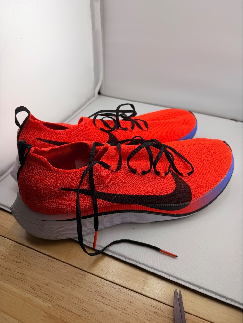 Nike Zoom Vaporfly 4% Flyknit 'Mo Farah' Mens Size 12.5 Brand New
